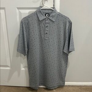 FootJoy Men's Polo Shirt in Gray